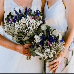 Dried Flower Wedding Bouquet